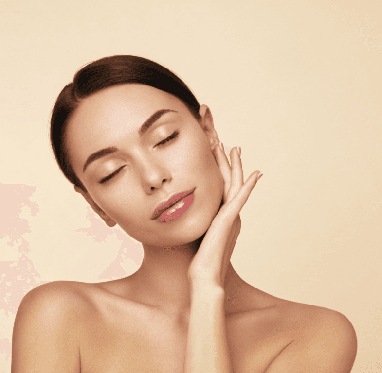 Collagen red light therapy model